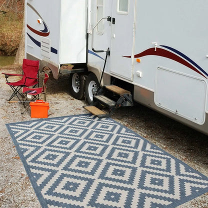 Ecology Outdoor Rug Blue | 100blu
