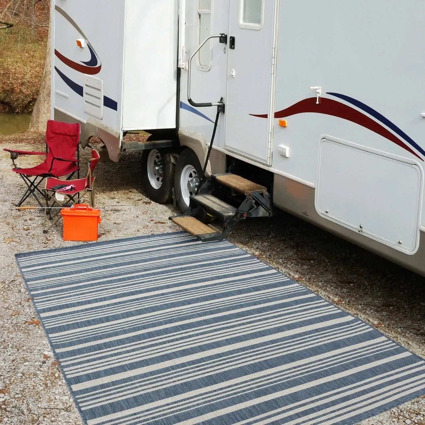 Ecology Outdoor Rug Blue | 300blu