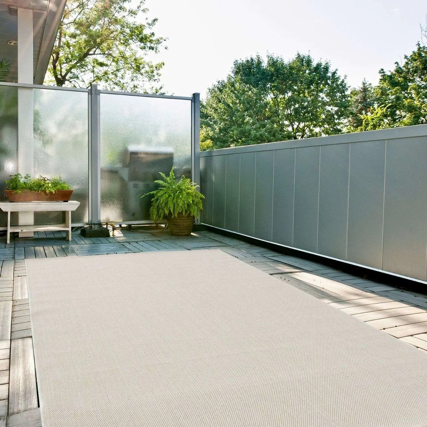 Ecology Outdoor Rug Cream | 500c