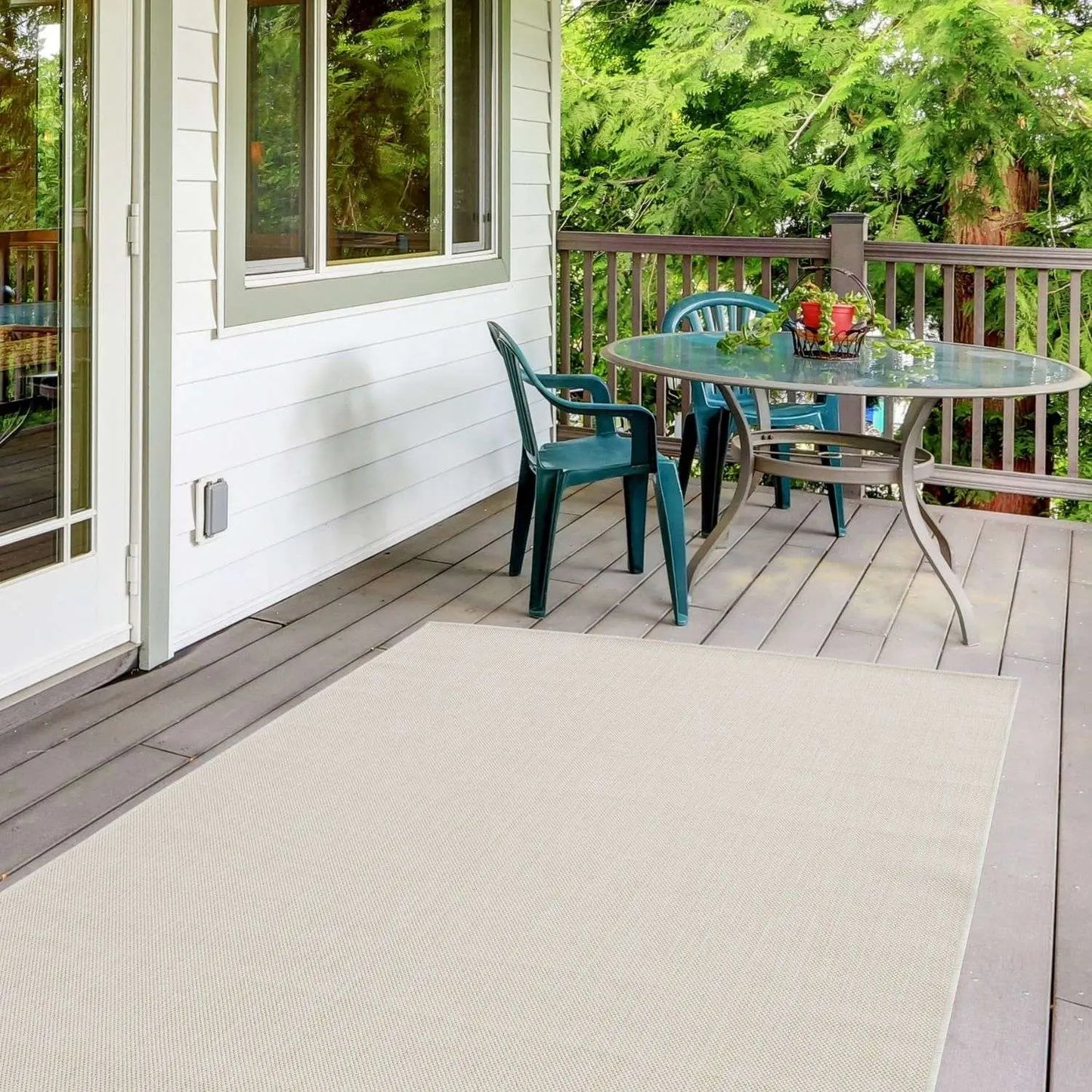 Ecology Outdoor Rug Cream | 500c