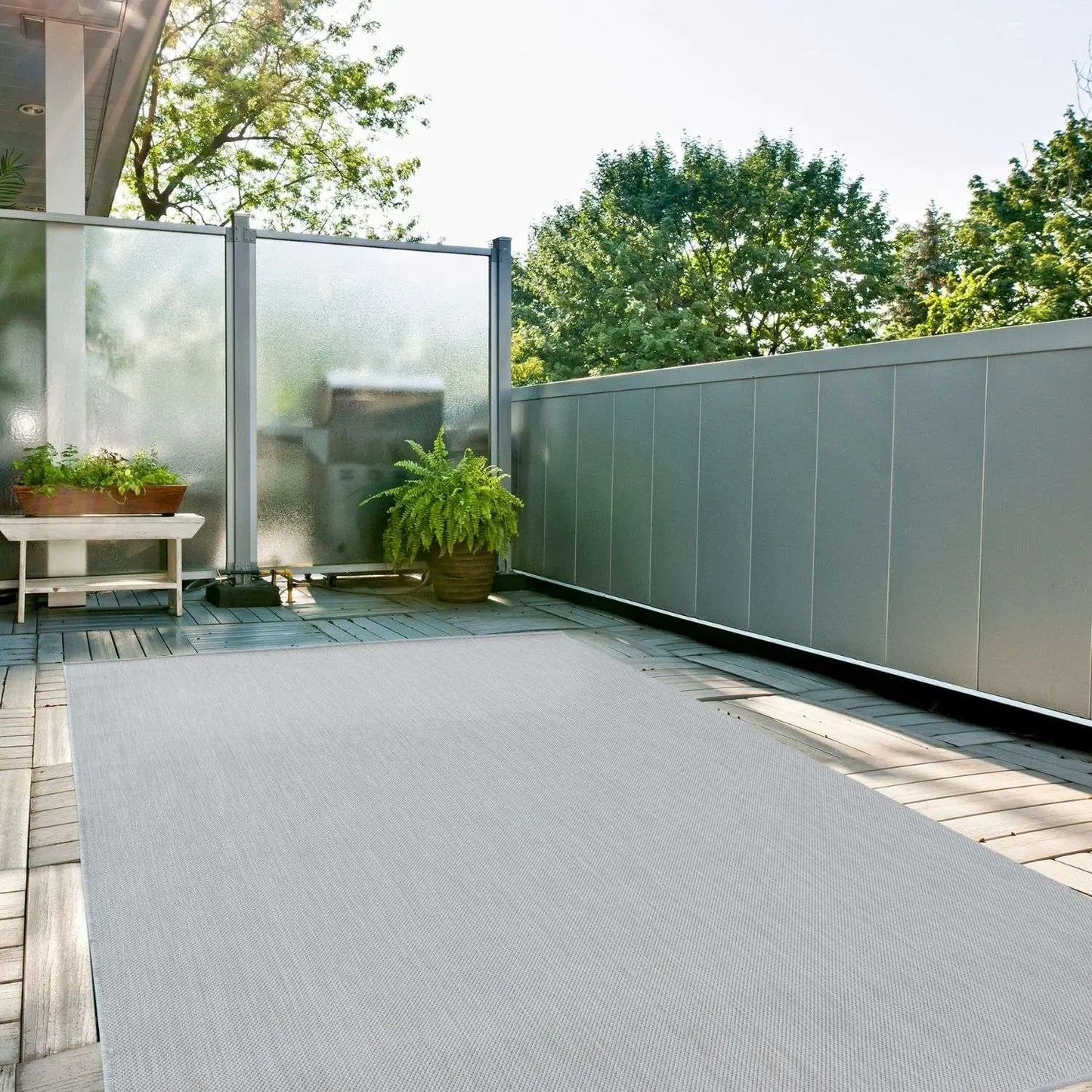 Ecology Outdoor Rug Grey | 500g