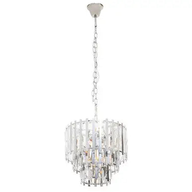 Eight Bulb Chrome Chandelier | Babylon