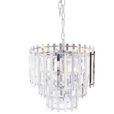 Eight Bulb Chrome Chandelier | Babylon