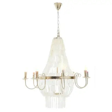 Elena 8 Bulb Seashell Chandelier