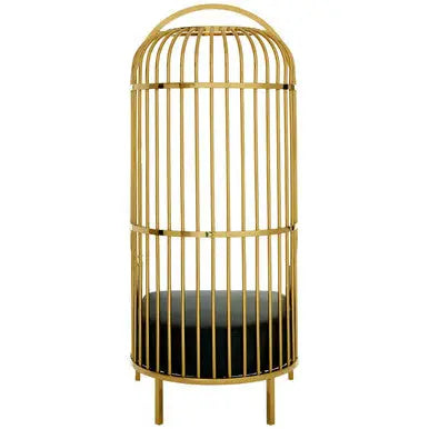 Eliza Gold Finish Dome Cage Chair