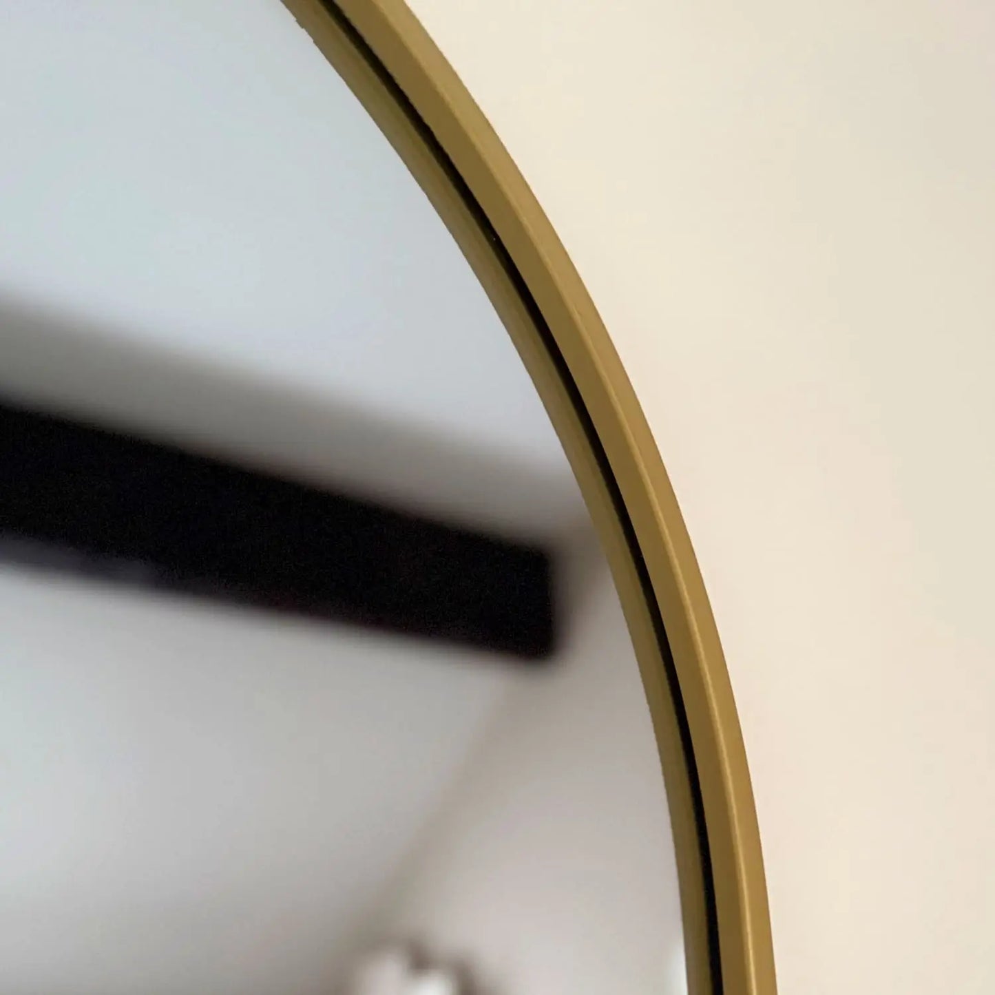 Emi - Full Length Gold Metal Runway Oval Mirror - 180cm x 80cm