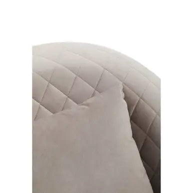 Fifi Light Grey Cotton Velvet Chair