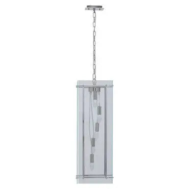 Five Bulb Glass Pendant Light | Claridge