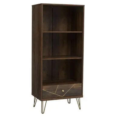 Flori 3 Tier Shelving Unit with Drawer