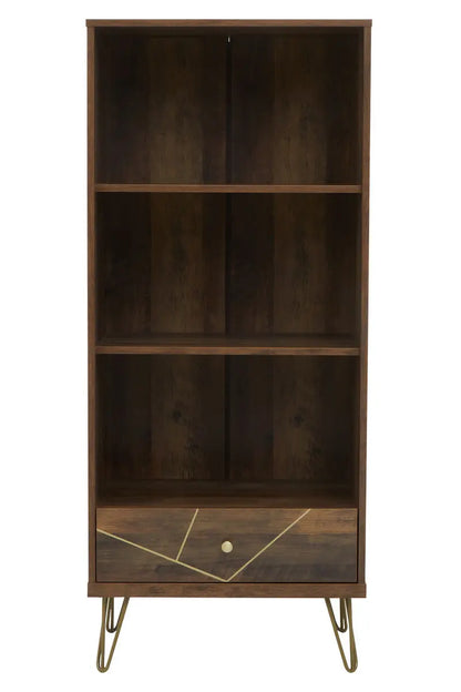 Flori 3 Tier Shelving Unit with Drawer