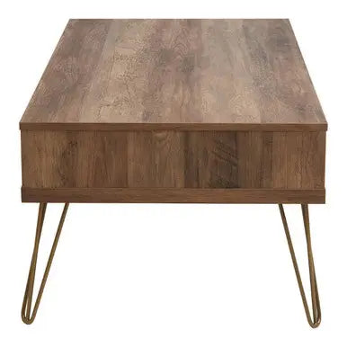 Flori Wood Effect 2 Drawer Coffee Table