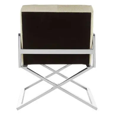 Genuine Grey Leather Chair | Kensington Townhouse