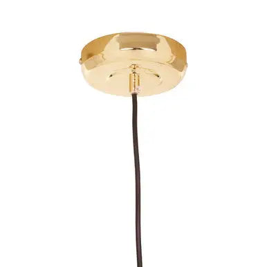 Gold Finish Dome Pendant Light | Leni