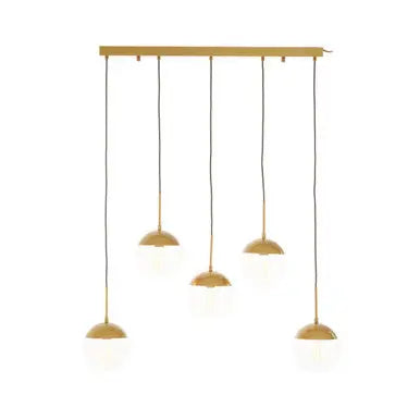 Gold Finish Glass Shades Pendant Light | Revive