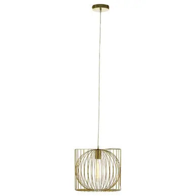 Gold Finish Pendant Light | Aselo