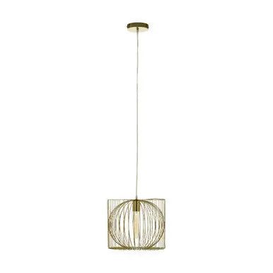 Gold Finish Pendant Light | Aselo