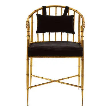 Gold Frame Accent Armchair | Monroe