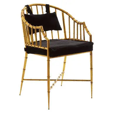 Gold Frame Accent Armchair | Monroe