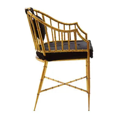 Gold Frame Accent Armchair | Monroe