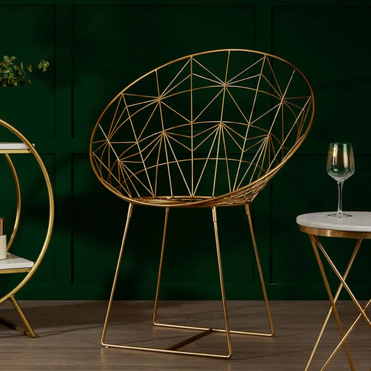 Gold Frame Occasional Chair | Templar