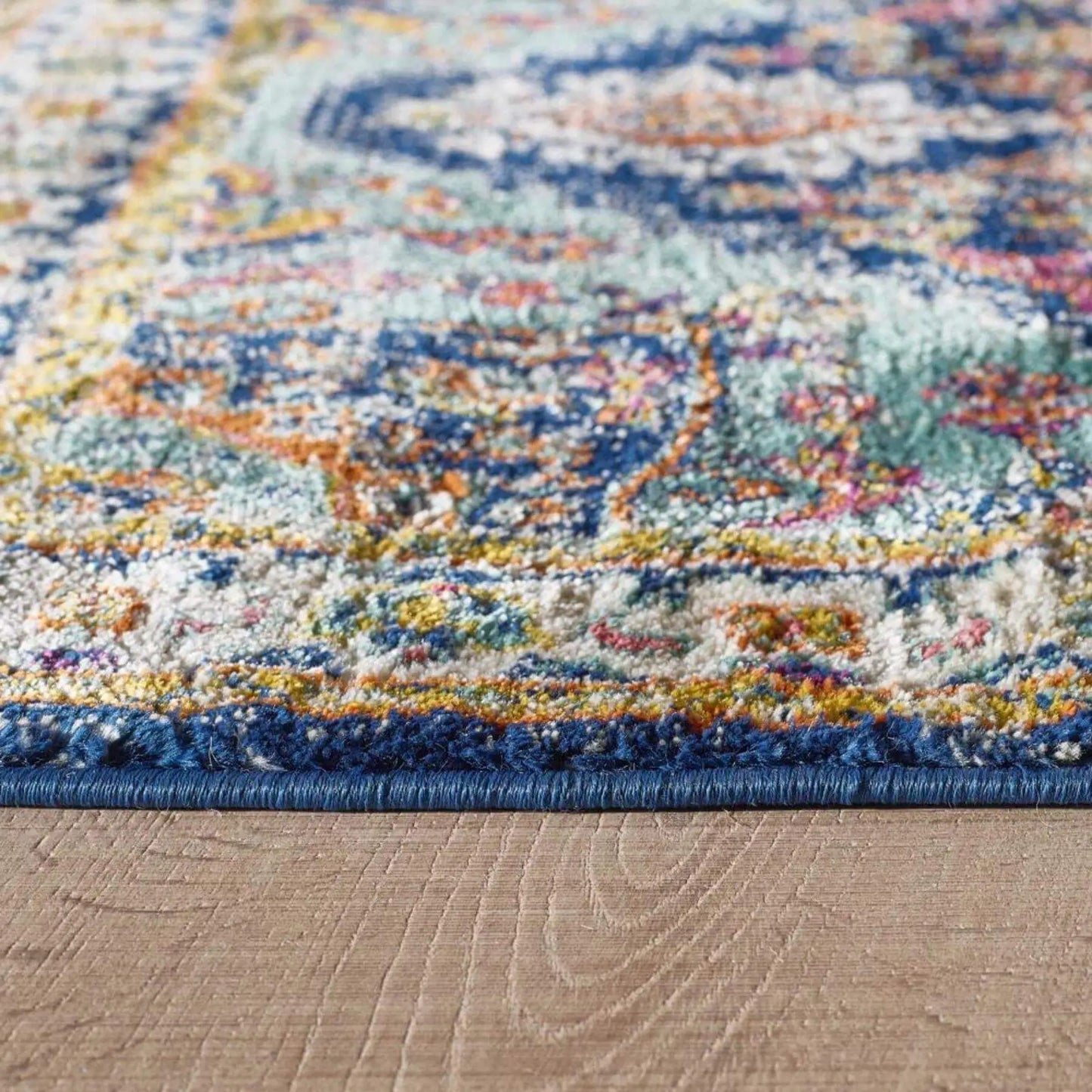 Granada Multicolour Vintage Rug | Emerald