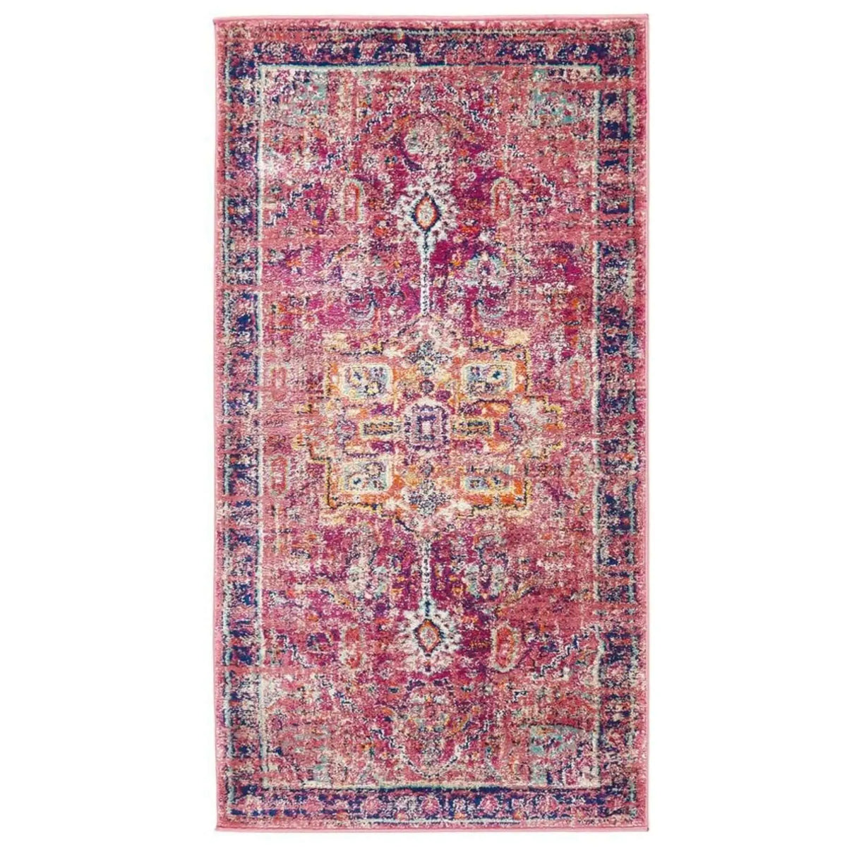 Granada Multicolour Vintage Rug | Ruby