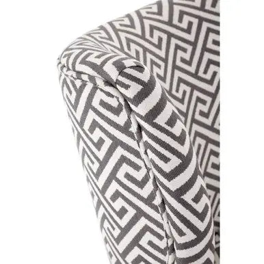 Greek Key Design Accent Chair | Regents Park