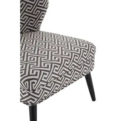 Greek Key Design Accent Chair | Regents Park