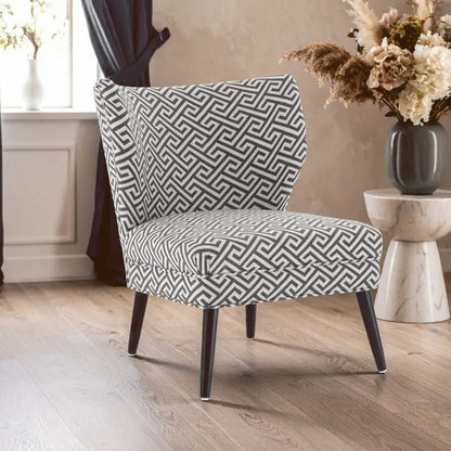 Greek Key Design Accent Chair | Regents Park