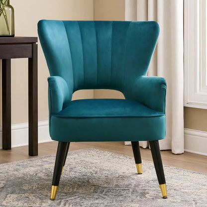 Green Velvet Armchair | Sloan