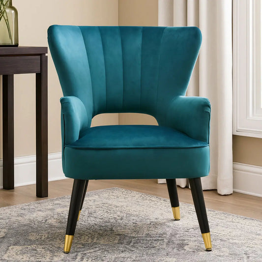 Green Velvet Armchair | Sloan