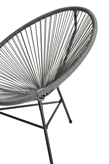 Grey 3 Piece Rattan Patio Set | Miami