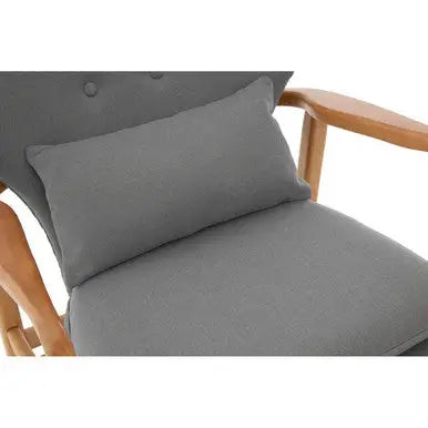 Grey Chair with Birchwood Frame | Stockholm