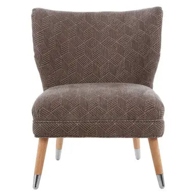 Grey Chenille Wingback Chair | Regents Park