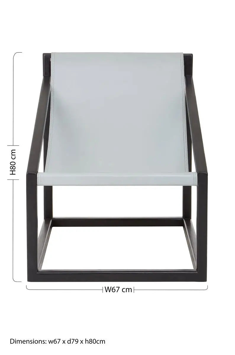 Grey Cubic Frame Chair | Kendari
