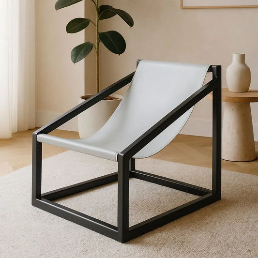 Grey Cubic Frame Chair | Kendari