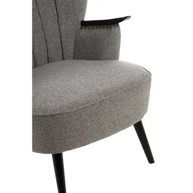 Grey Fabric Armchair | Hampstead
