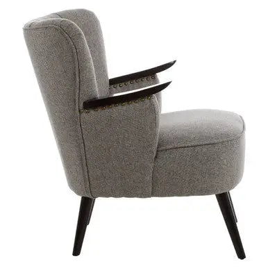 Grey Fabric Armchair | Hampstead