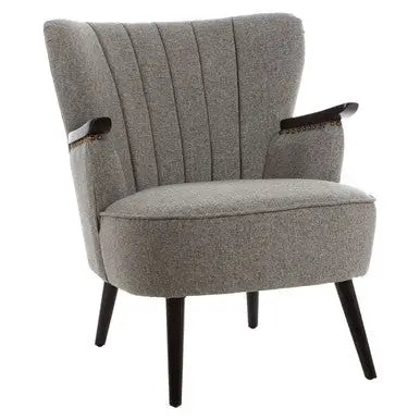 Grey Fabric Armchair | Hampstead