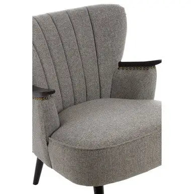 Grey Fabric Armchair | Hampstead