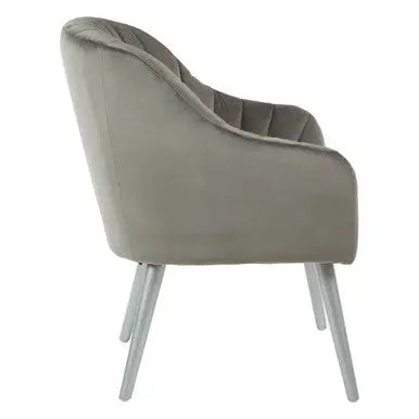 Grey Fabric Armchair | Louxor