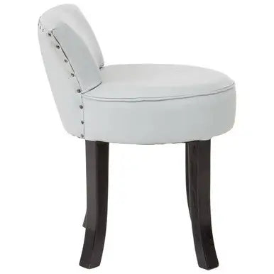 Grey Leather Rounded Chair | Kendari