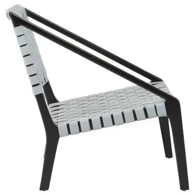 Grey Leather Woven Chair | Kendari