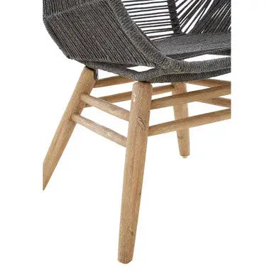 Grey Rope Armchair | Sisal