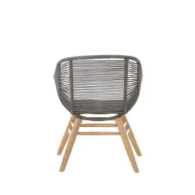 Grey Rope Armchair | Sisal