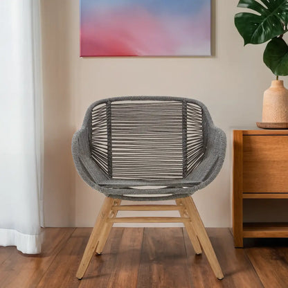 Grey Rope Armchair | Sisal