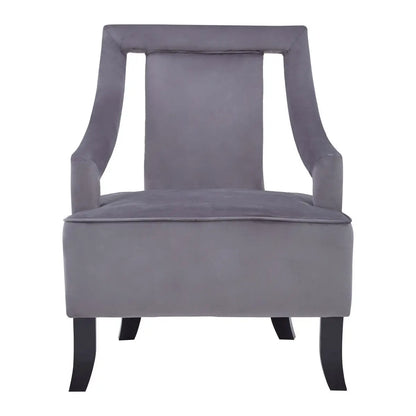 Grey Velvet Chair | Faye