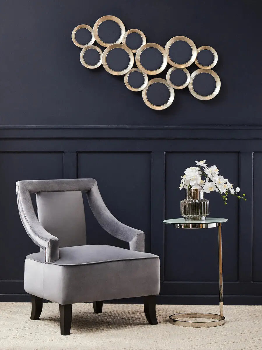 Grey Velvet Chair | Faye
