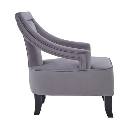 Grey Velvet Chair | Faye