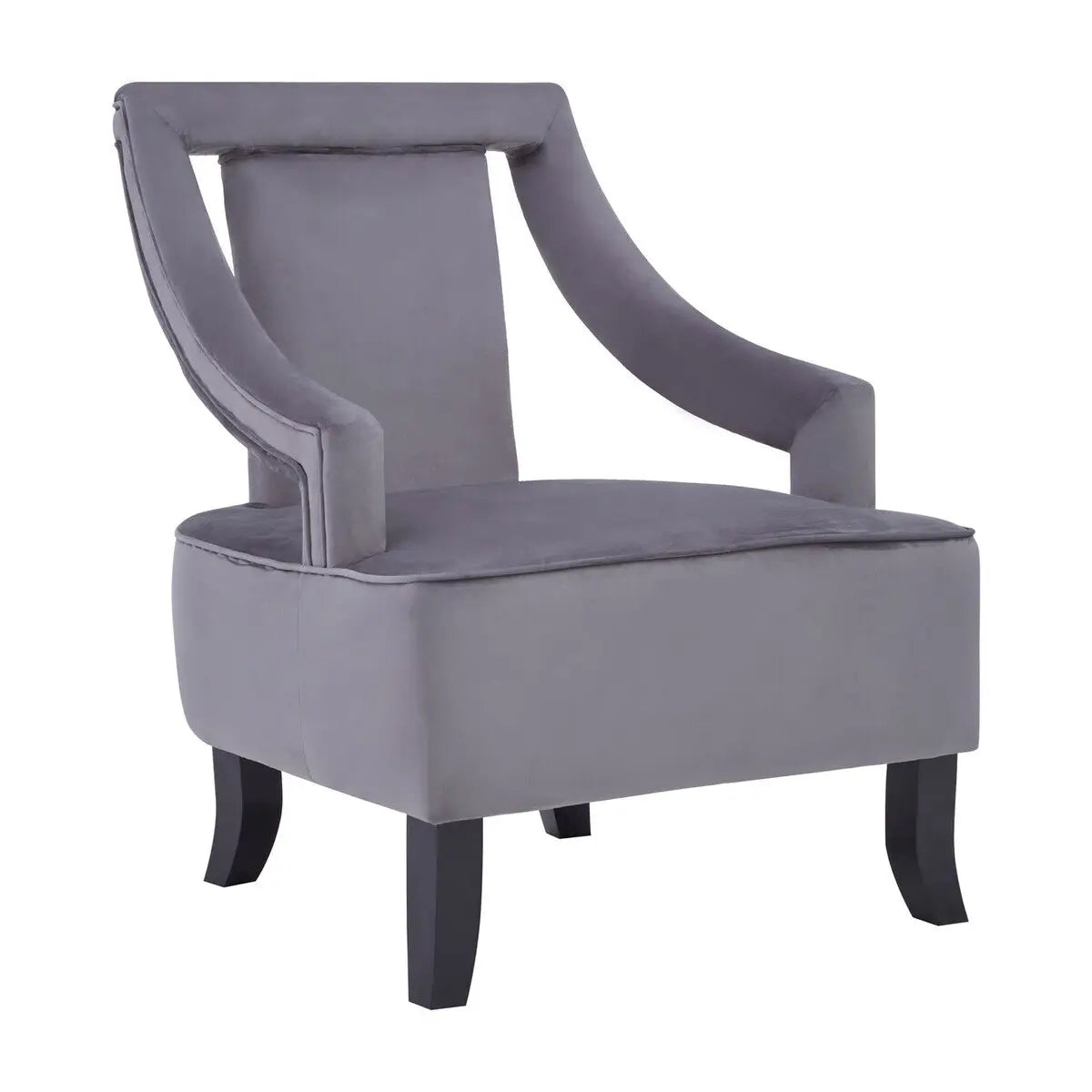 Grey Velvet Chair | Faye